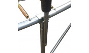 Батут DFC JUMP 12ft складной, c сеткой, цвет apple green