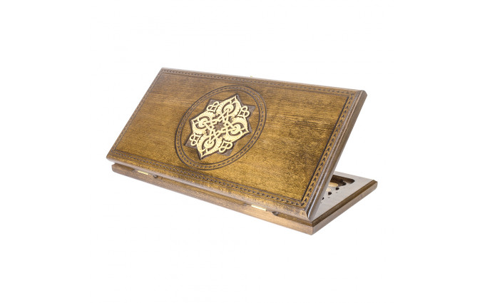 Нарды резные "Золотой Узор 2" 50, Mirzoyan Нарды резные "Золотой Узор 2" 50, Mirzoyan