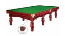 Бильярдный стол для русского бильярда "Dynamic Refinement" 12 ф (махагон)